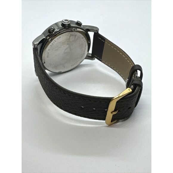 DKNY Soho NY2162 Men\'s Brown Leather Strap Analog Dial Quartz Wrist Watch JNA486 main image 9